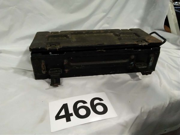 lot 466 Military  metal box dated 1955 MK 3