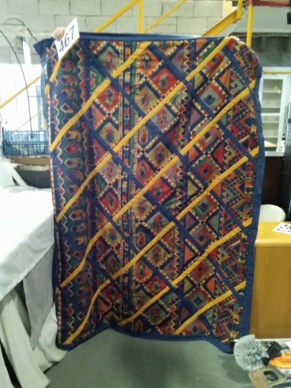 lot 467 quilted bed throw