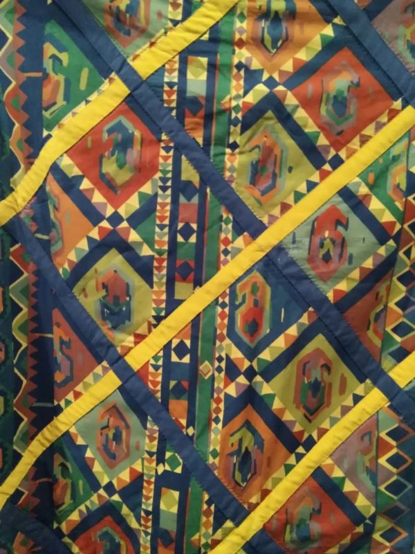 lot 467 quilted bed throw - Image 3