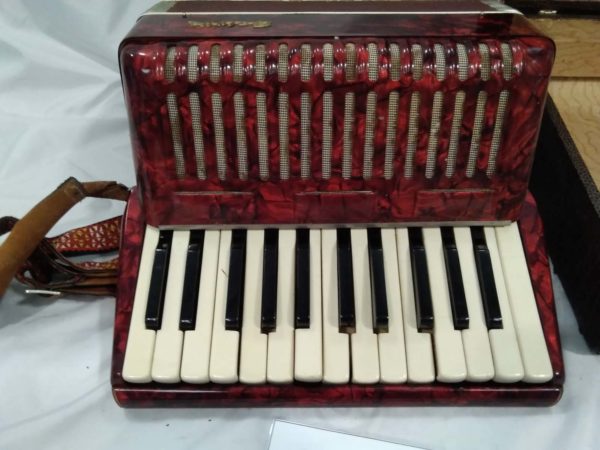 lot 813 cased Galotta accordian - Image 2