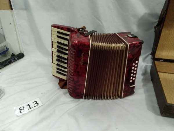 lot 813 cased Galotta accordian - Image 5