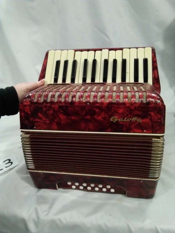 lot 813 cased Galotta accordian - Image 4