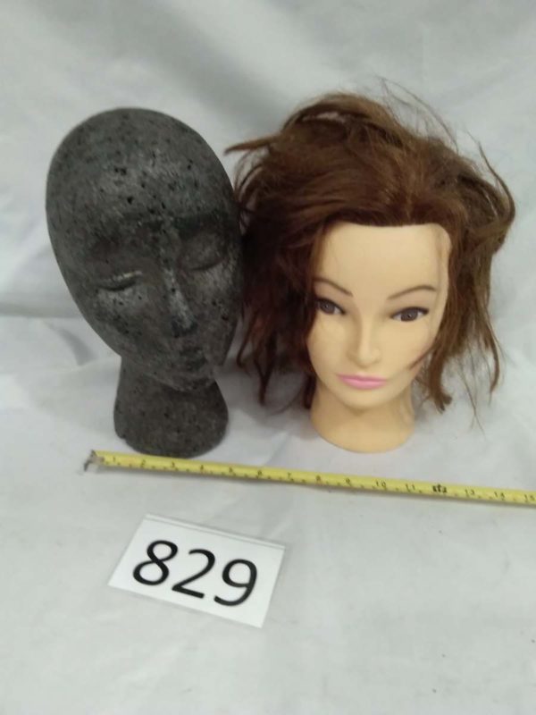 lot 829 2 shop display heads - Image 3