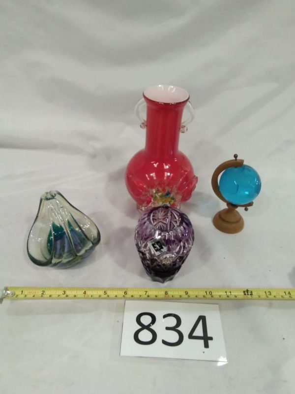 lot 834 4 x glassware items including Edinburgh crystal - Image 3