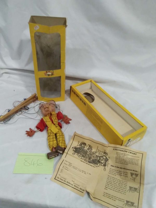 lot 846 boxed vintage Pelham Puppet ” rupert the bear”