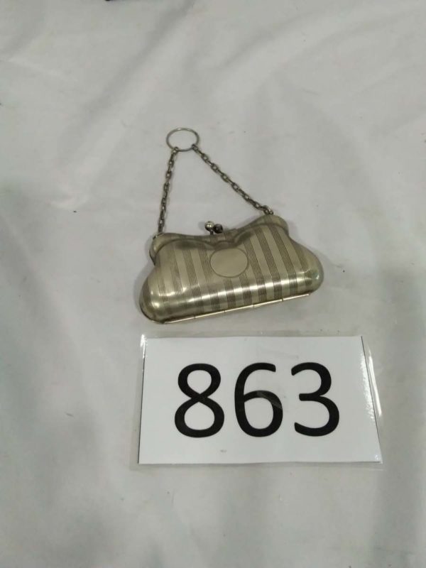 lot 863 antique metal purse