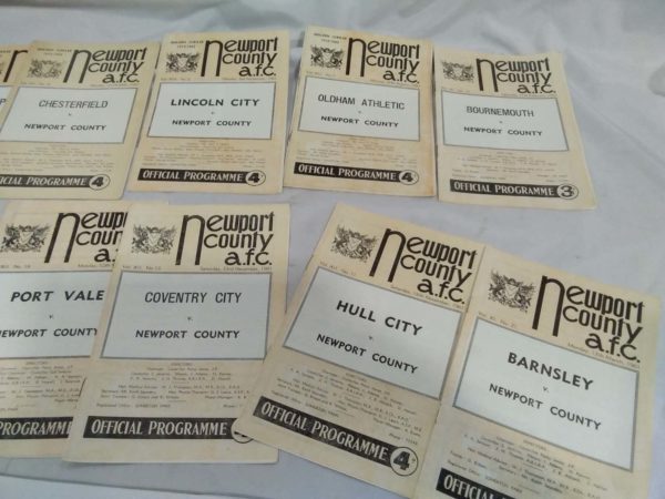 lot 037 newport county 12 football programmes from the 1960’s division 3 & 4 - Image 3