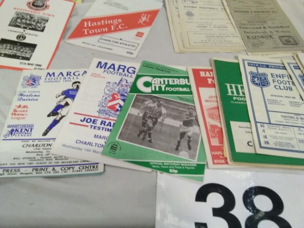 lot 038 40+ non-league football programmes over half 1960’s some friendly matches - Image 2