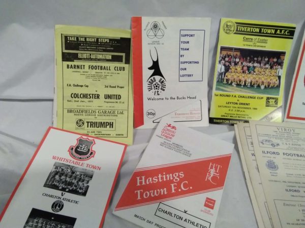 lot 038 40+ non-league football programmes over half 1960’s some friendly matches - Image 5