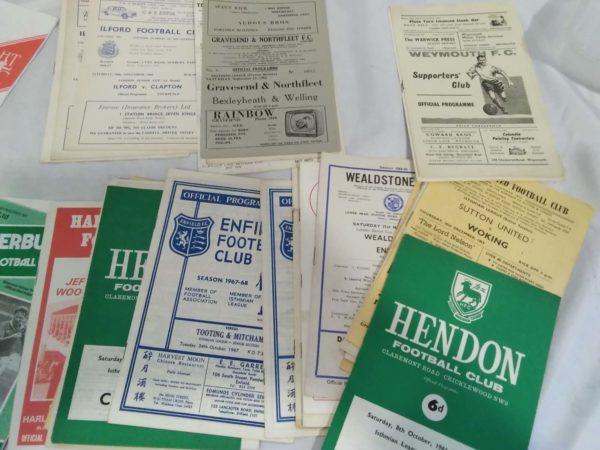 lot 038 40+ non-league football programmes over half 1960’s some friendly matches - Image 3