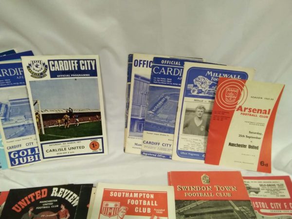 lot 039 60+ football programmes from the 1960’s wide range of clubs inc welsh interest - Image 5