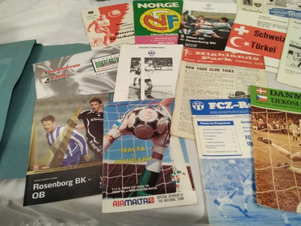 lot 040 25+ foreign football programmes inc international & club fixtures 1960’s onwards - Image 2