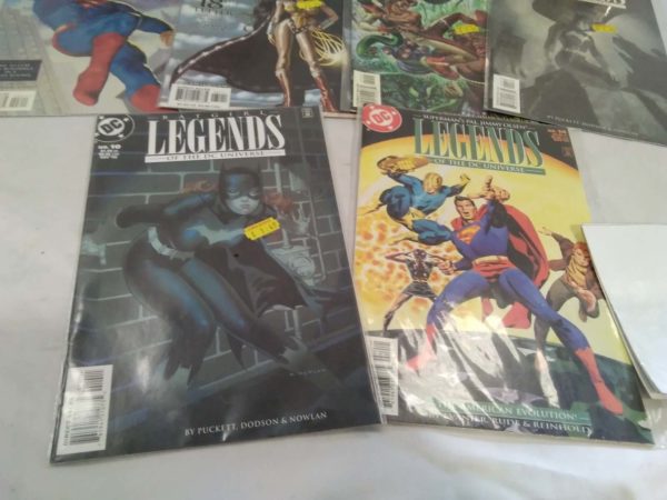 lot 048 10x DC Legends comics in wrappers - Image 3