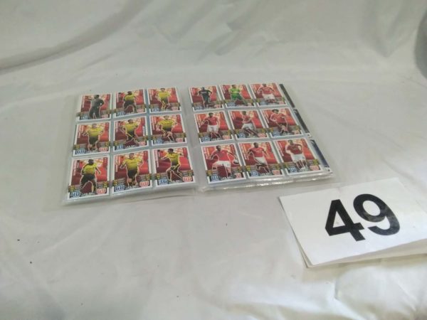 lot 049 album approx 378 sports trading cards