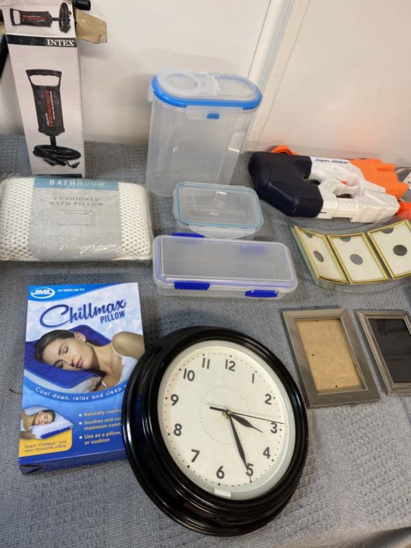 DH048-MIXED HOUSEHOLD ITEMS INCLUDING A CLOCK -COLLECTION FROM FFORESTFACH - Image 2