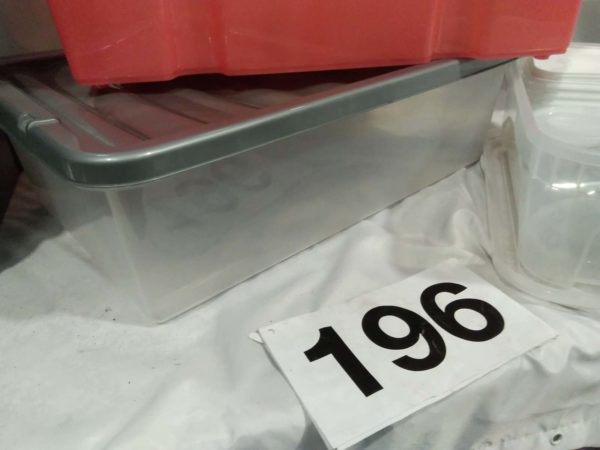 lot 196 quantity of food storage boxes - Image 7