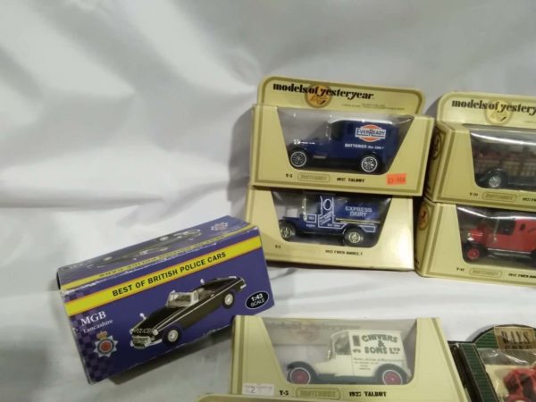 lot 214 boxed model vehicles models of yesterday, pewter danbury mint - Image 7