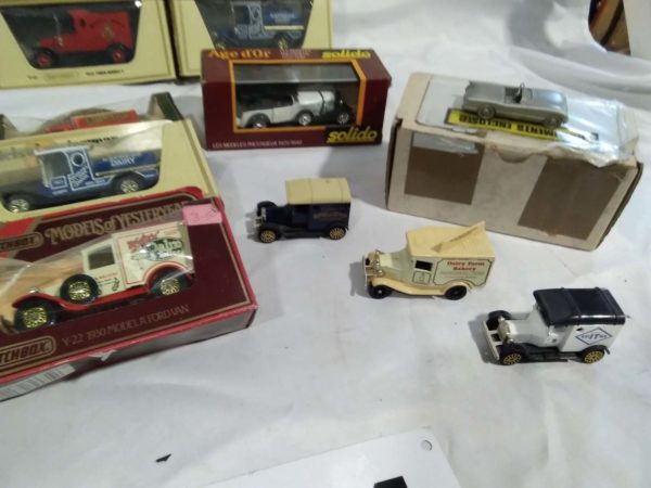 lot 214 boxed model vehicles models of yesterday, pewter danbury mint - Image 5