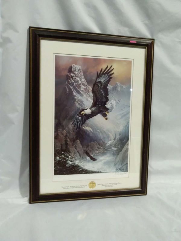 lot 240 Ted Blaycock “save the Eagle” signed limited edition with gold seal & COA - Image 2