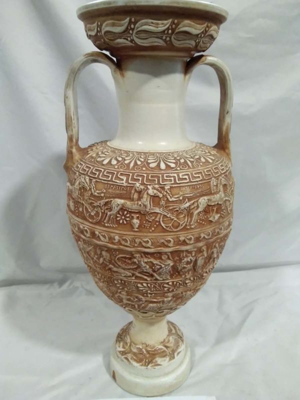 lot 251 greek style urn - Image 2