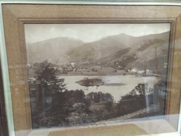 lot 253 large vintage framed photo of Grasmere & colour photo of Ilfracombe - Image 2