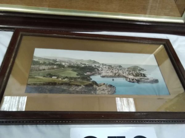 lot 253 large vintage framed photo of Grasmere & colour photo of Ilfracombe - Image 6