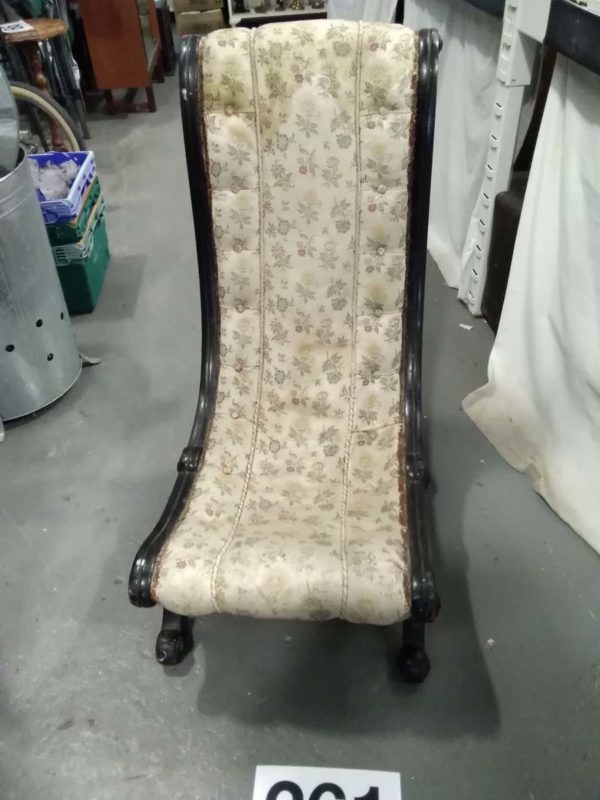 lot 261 antique slipper chair