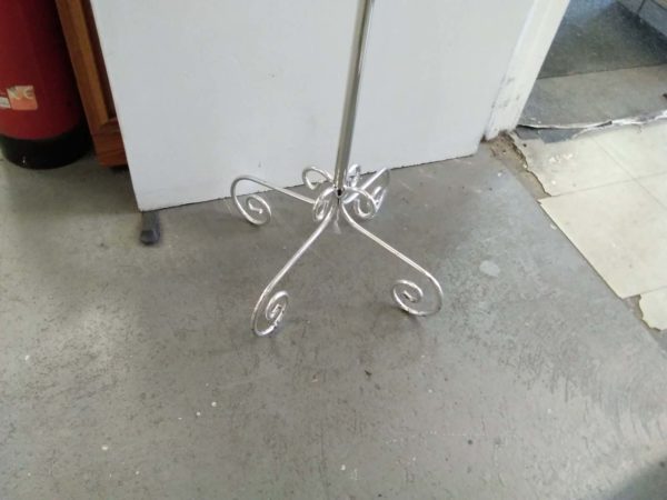 lot 377 chrome effect  hat / coat stand - Image 4