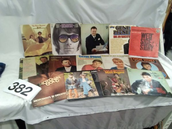 lot 382 various vinyl records