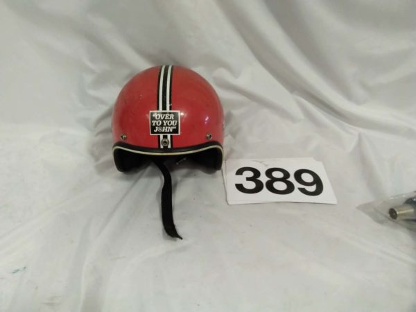 lot 389 vintage bike helmet