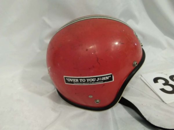 lot 389 vintage bike helmet - Image 5