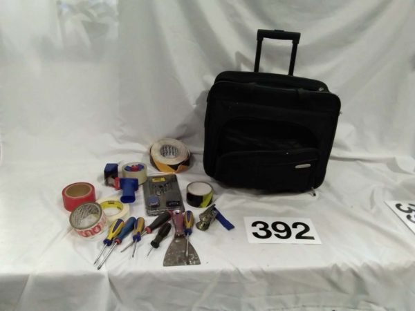 lot 392 engineers bag & tools