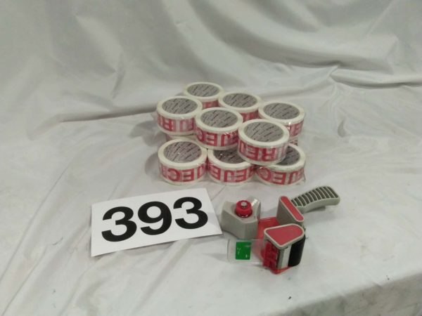 lot 393 reject tape & tape dispenser