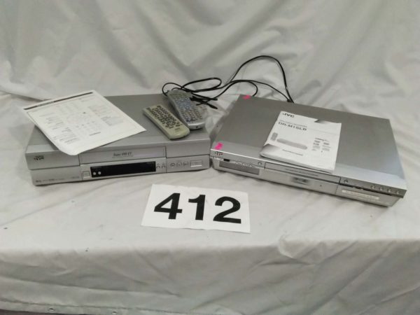 lot 412 Dvd  & video recorder JVC