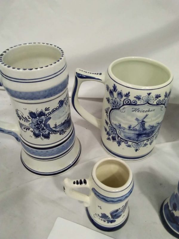 lot 417 Delft ceramic tankards - Image 5