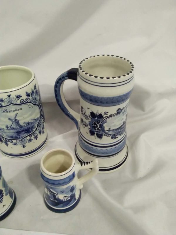 lot 417 Delft ceramic tankards - Image 4