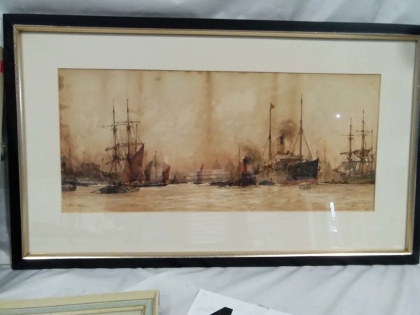 lot 424 3 framed water colours inc 2 local scenes - Image 2