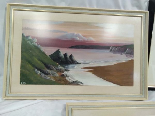 lot 424 3 framed water colours inc 2 local scenes - Image 6