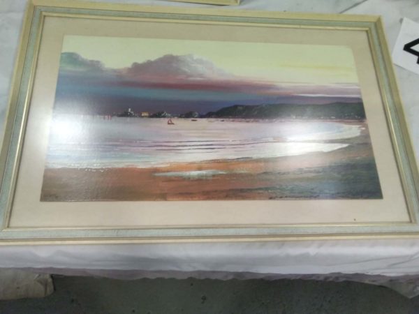 lot 424 3 framed water colours inc 2 local scenes - Image 4