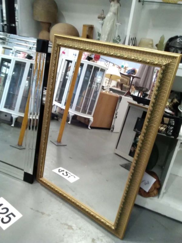 lot 425 2 large wall mirrors - Image 2