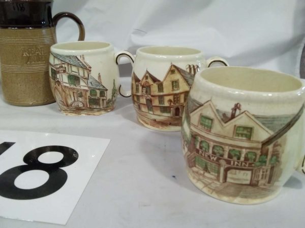 lot 418 ceramic tankards - Image 6