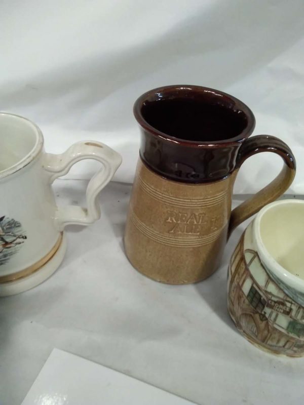 lot 418 ceramic tankards - Image 5