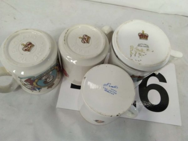 lot 426 4 x commemorative mugs - Image 3