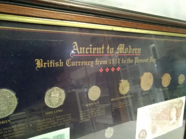 lot 434 framed ancient to modern coin & bank note collection - Image 2