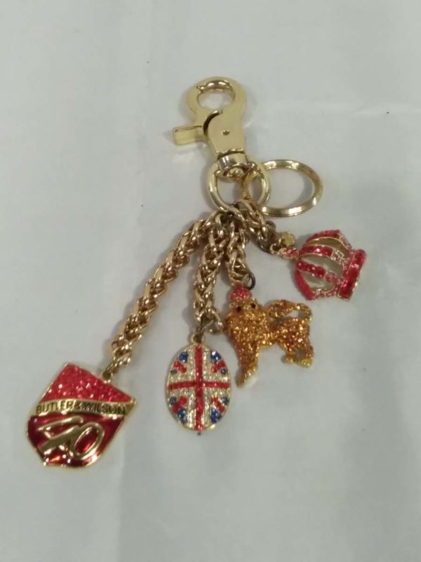 lot 461 butler & wilson crystal keyring - Image 2