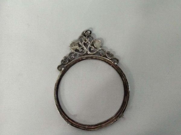 lot 464 sterling silver full crown mount - Image 2