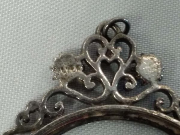 lot 464 sterling silver full crown mount - Image 3