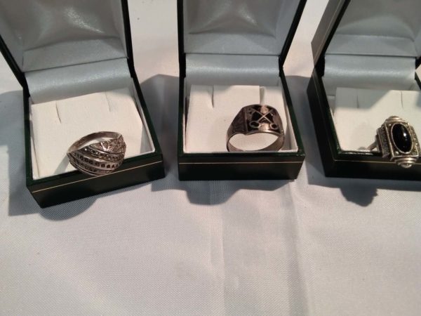 lot 471 4 x vintage sterling silver rings (boxes not included) - Image 11