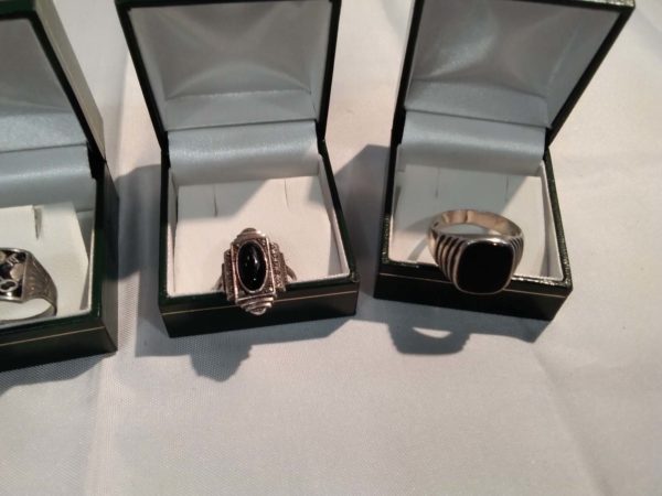 lot 471 4 x vintage sterling silver rings (boxes not included) - Image 10