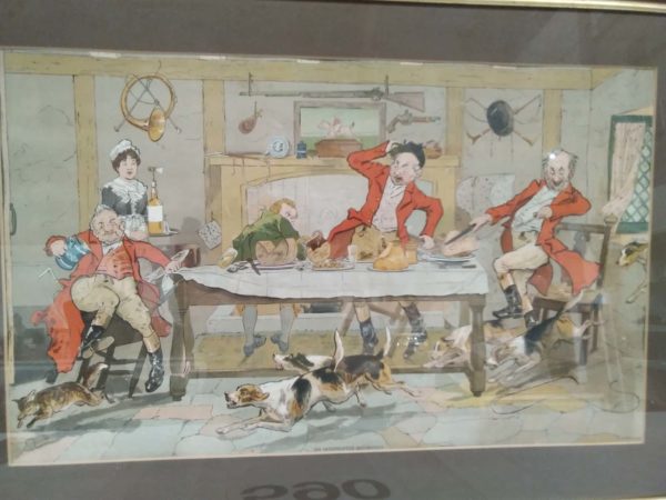 lot 590 Antique print ” An Interrupted Breakfast” - Image 2